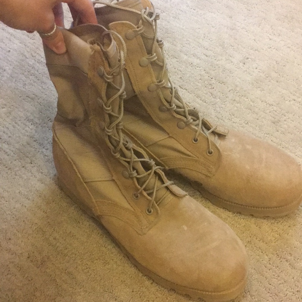 Standard issue army boots